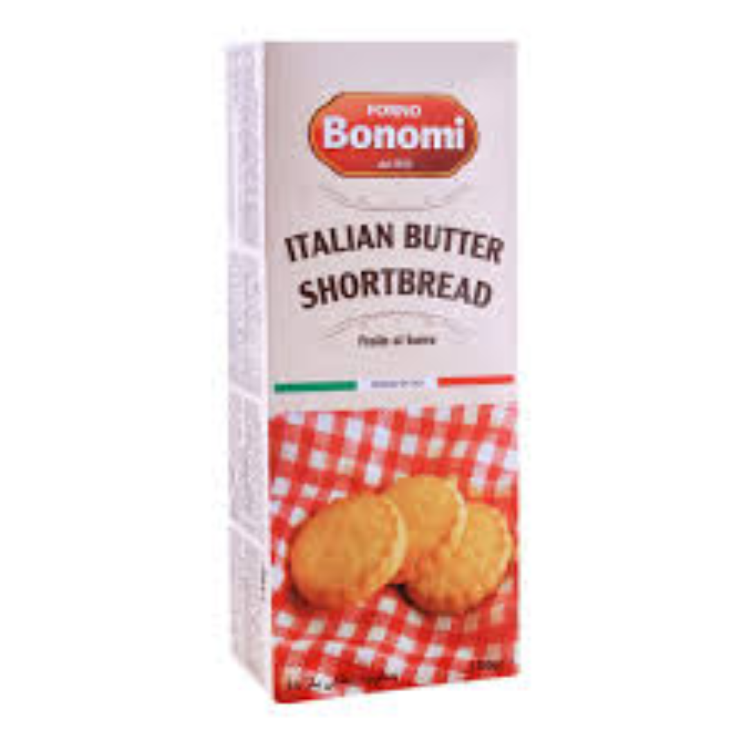 BONOMI ITALIAN ROUND BUTTER SHORTBREAD 150G